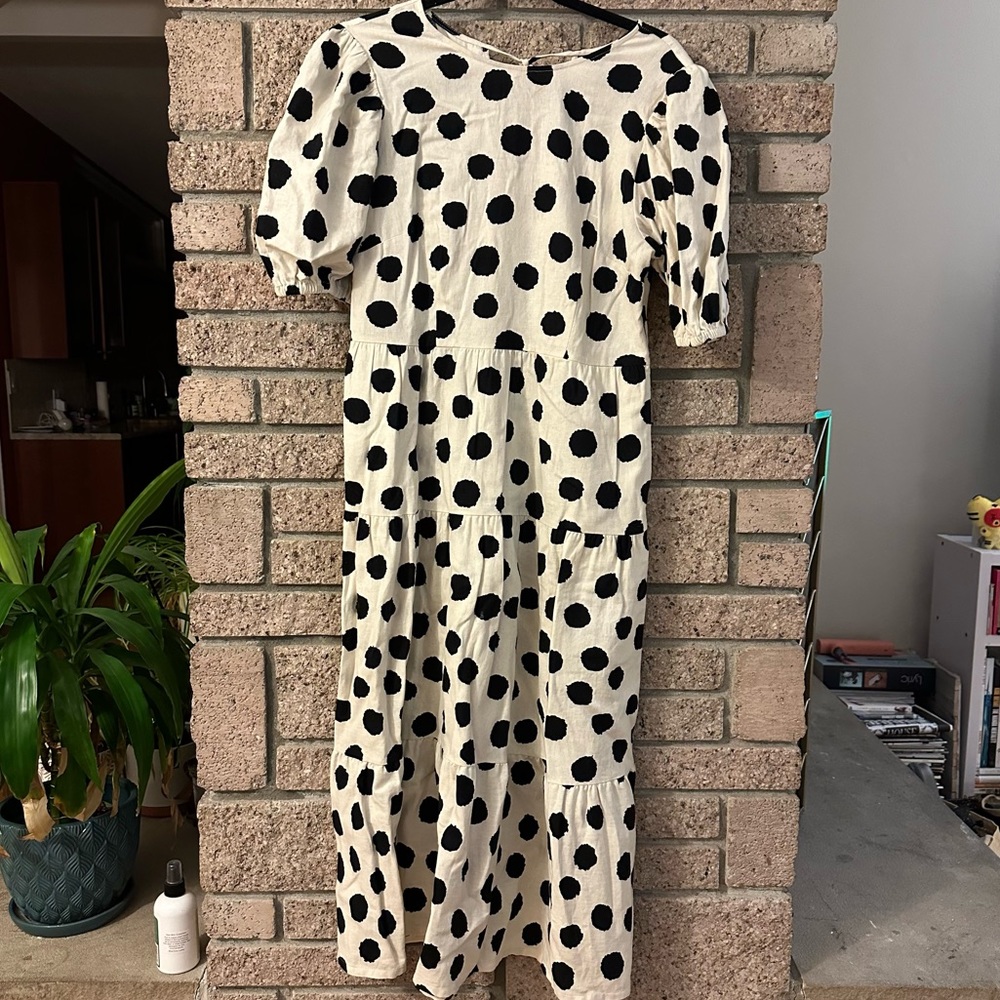 TARGET Who What Wear polka dot maxi dress